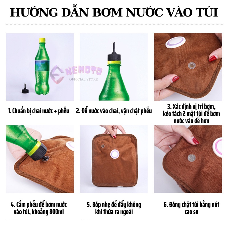 Túi chườm bụng kinh cho bạn nữ, Quà tặng bạn gái dễ thương