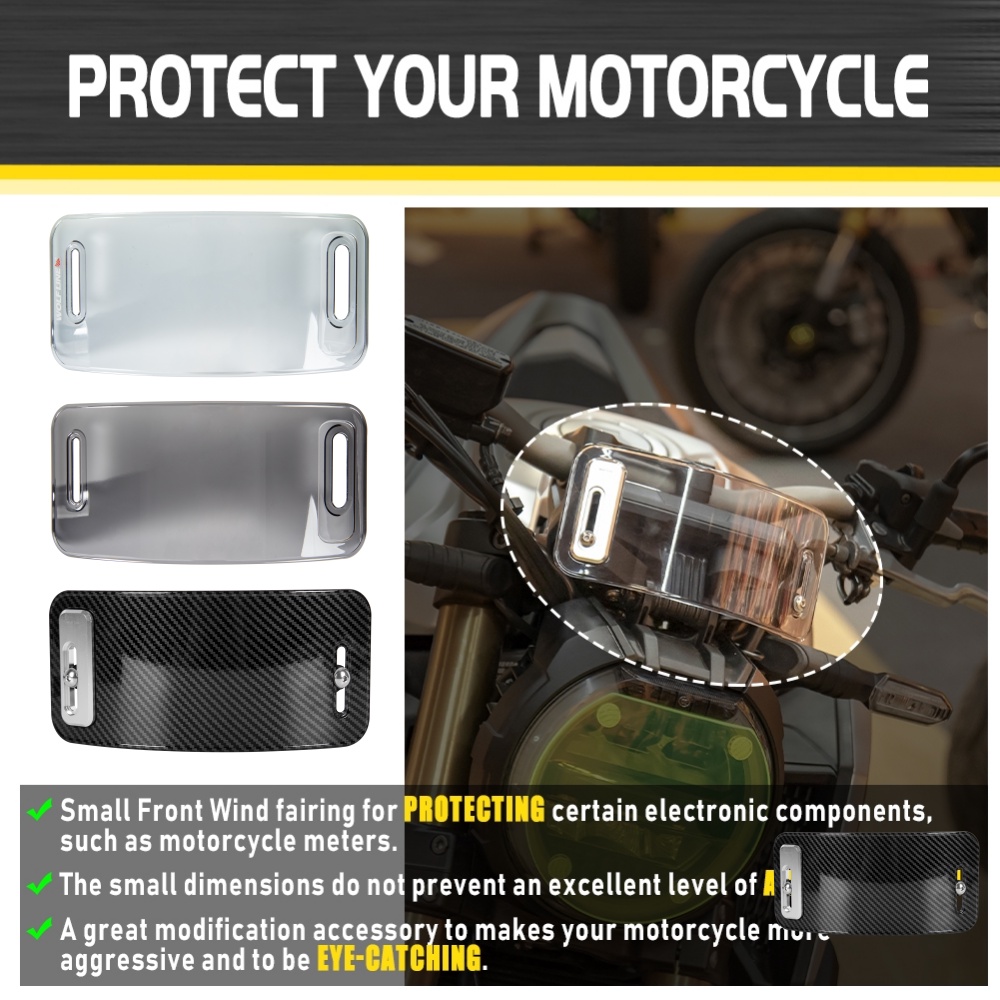 Kính Chắn Gió Kèm Giá Đỡ Dành Cho Xe Mô Tô Honda CB650R NEO SPORTS CAFE 2019 2020 2021 2022 CB 650R