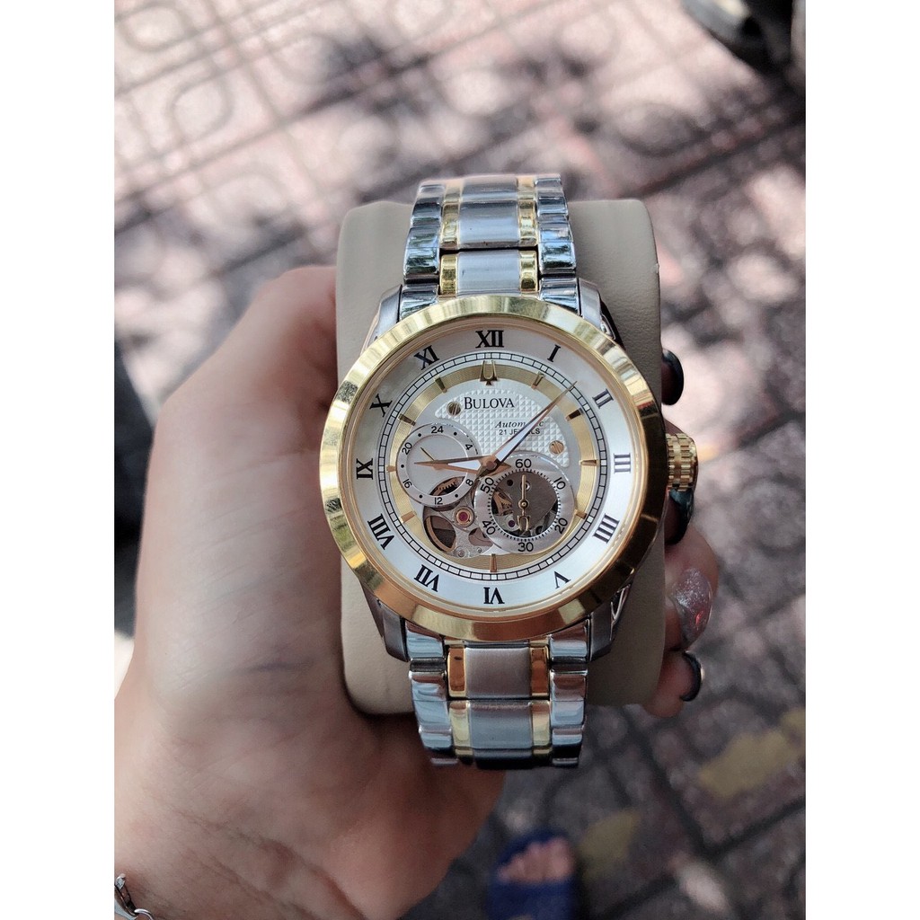 Đồng Hồ Nam BULOVA 96A118 - Dây Kim Loại Demi - 42mm