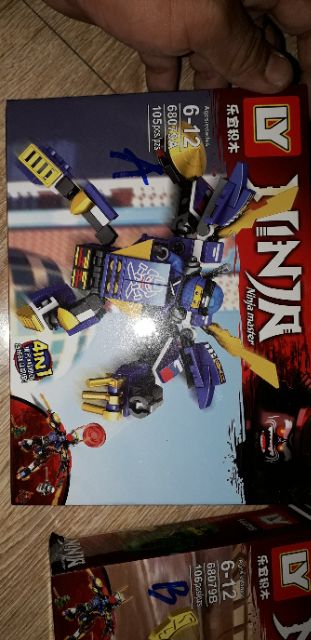 Lắp ráp 1 hộp LegoNinjago master 68079
