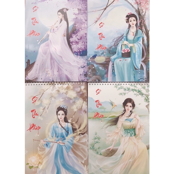 sổ luyện viết thư pháp khổ A4