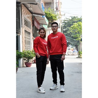 Bộ thể thao nam nữ nỉ bóng Masld 3 màu, size 45-70kg