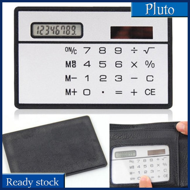 Mới Máy Tính Năng Lượng Mặt Trời Cầm Tay Mini Bỏ Túi