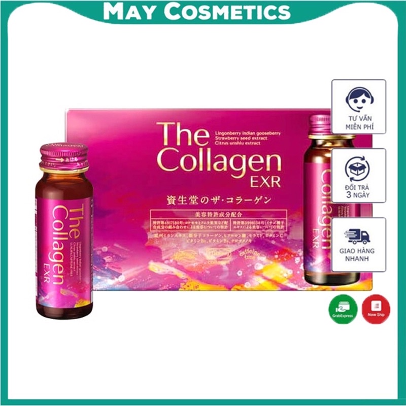 The Collagen Shiseido dạng chai nước uống Nhật Bản giúp đẹp da, tóc, móng