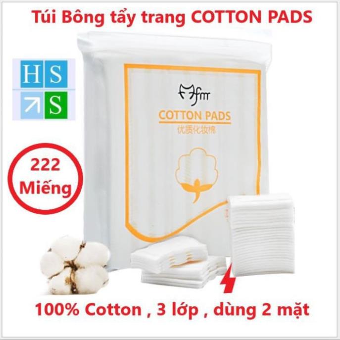 Bông tẩy trang Lameila 222 miếng chính hãng - Ads.cosmetics