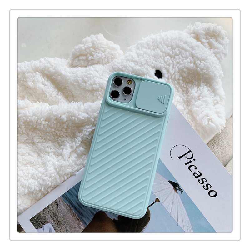 Ốp điện thoại silicon dẻo có khuôn đẩy bảo vệ camera cho Iphone SE2 11 Pro Max X Xs XR 6 7 8 Plus | BigBuy360 - bigbuy360.vn