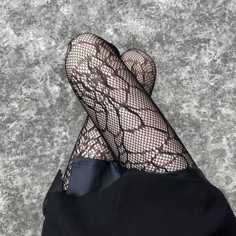 Quần Tất Lưới Phong Cách Gothic Thời Trang Cho Nữ