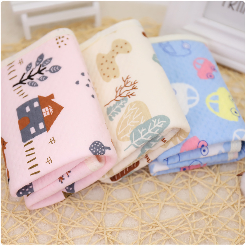 Đệm Cotton 3 Lớp Chống Thấm Nước Dùng Lót Xe Đẩy Em Bé