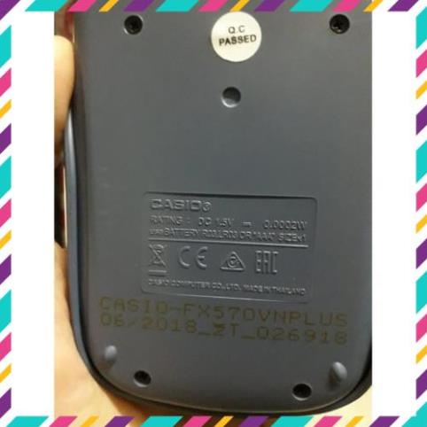 Máy Tính FX- 570 VN Plus- Made In Thái Lan Phiên Bản Mới Siêu Bền