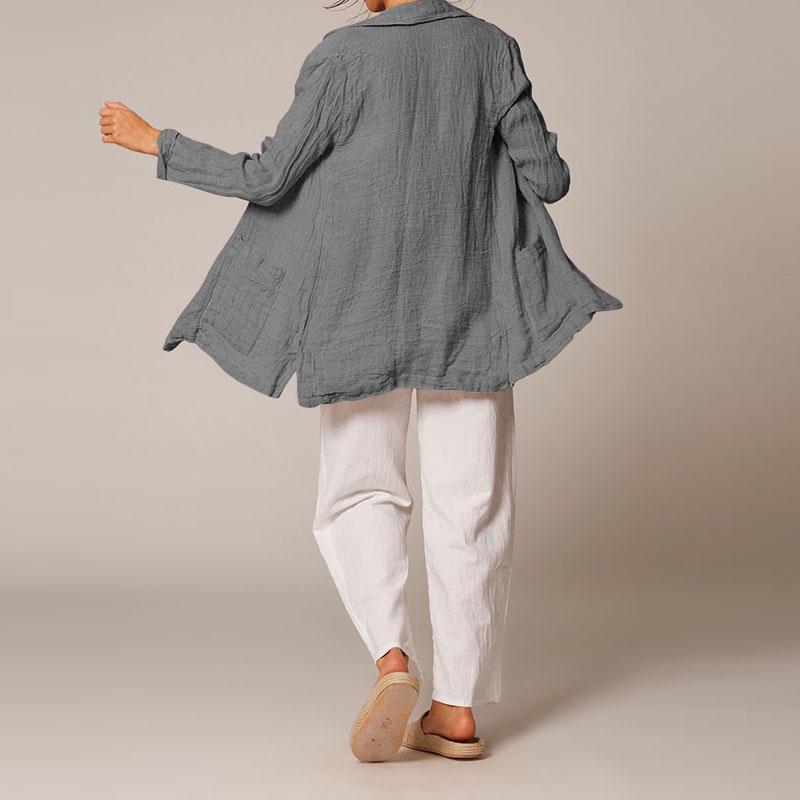 Áo khoác Blazer tay dài thời trang mùa hè cho phái nữ