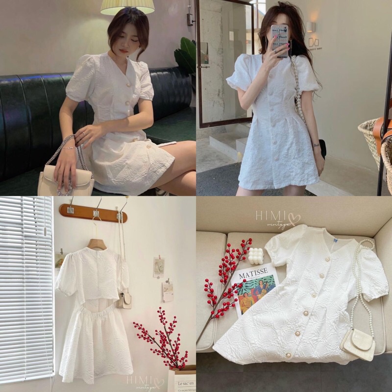 váy gấm hở lưng 6075