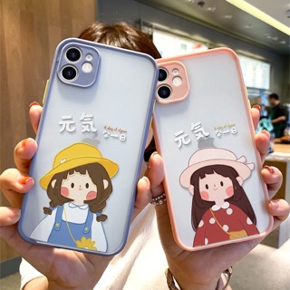 Ốp Lưng Iphone Viền Hình Đôi Bạn Thân