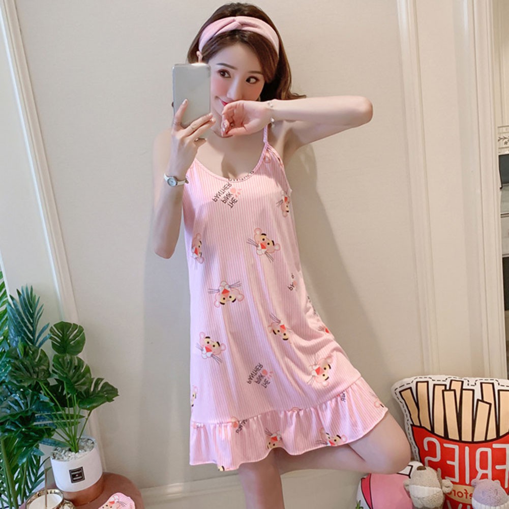 Đầm ngủ dây sát nách thiết kế quyến rũ cho phái nữ | BigBuy360 - bigbuy360.vn