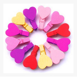Kẹp gỗ kẹp hình trái tim