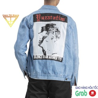 Áo khoác jean UNISEX nam nữ TH Store bò 3 mạc nối cá tính phong cách ulzzang chống nắng