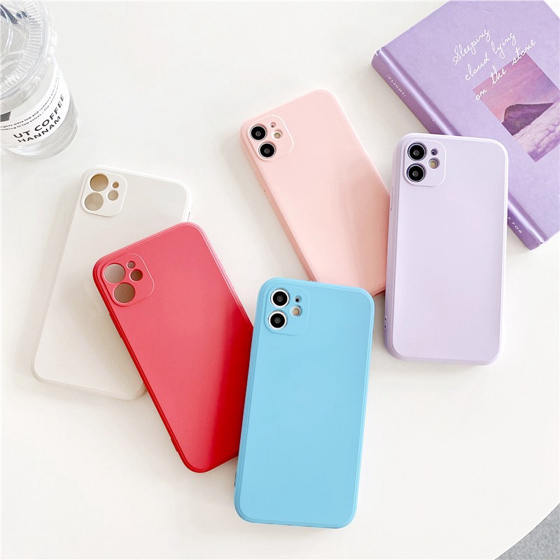 Ốp lưng iphone - Ốp iphone trơn dẻo giả iphone 12 5/5s/6/6plus/6s/6splus/7/7plus/8/8plus/x/xs/11/12/pro/max/plus/promax