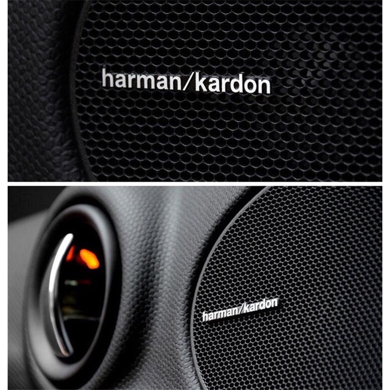 Chữ Harman Kardon 3D Nổi Dán Nội Thất Xe Ô tô