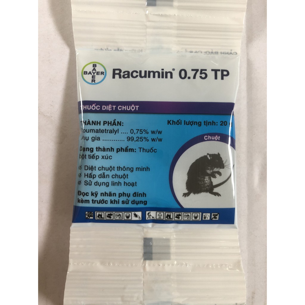 Racumin 0.75 TP 20gr diệt chuột