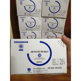 Hộp 50 kim truyền tĩnh mạch 23G Vinahankook