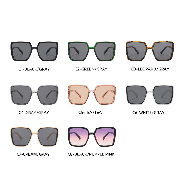 Kính Mát Gọng Vuông To Xu Hướng Mới 2022