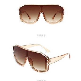 Kính mát gọng vuông lớn chống tia UV phong cách Hàn Quốc