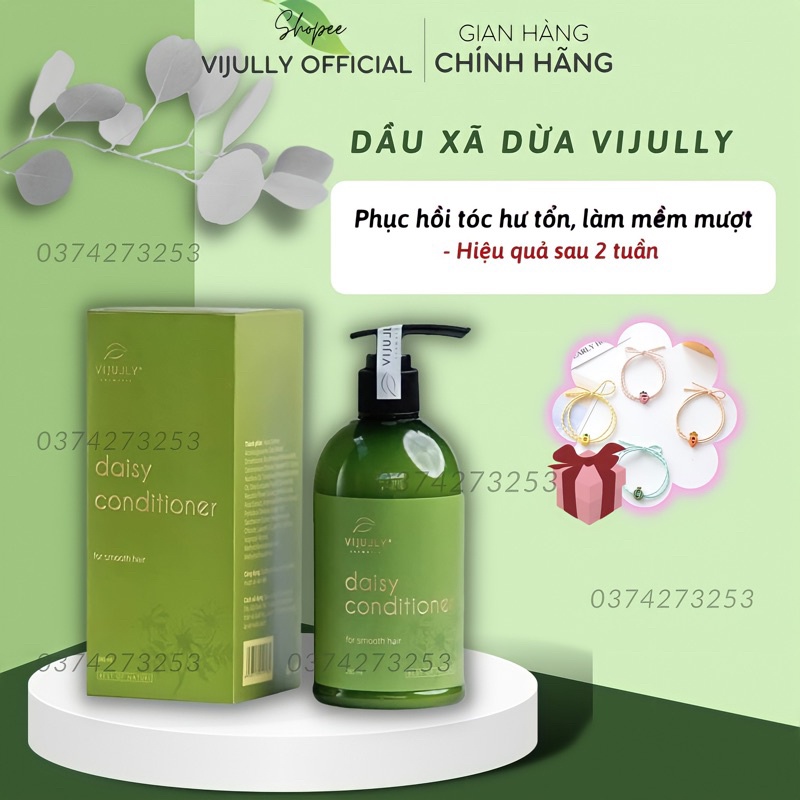 [Hàng Chính Hãng] Dầu Xã Cao Cấp Vijully - Phục Hồi Hư Tổn Chẻ Ngọn Tặng Kèm Quà