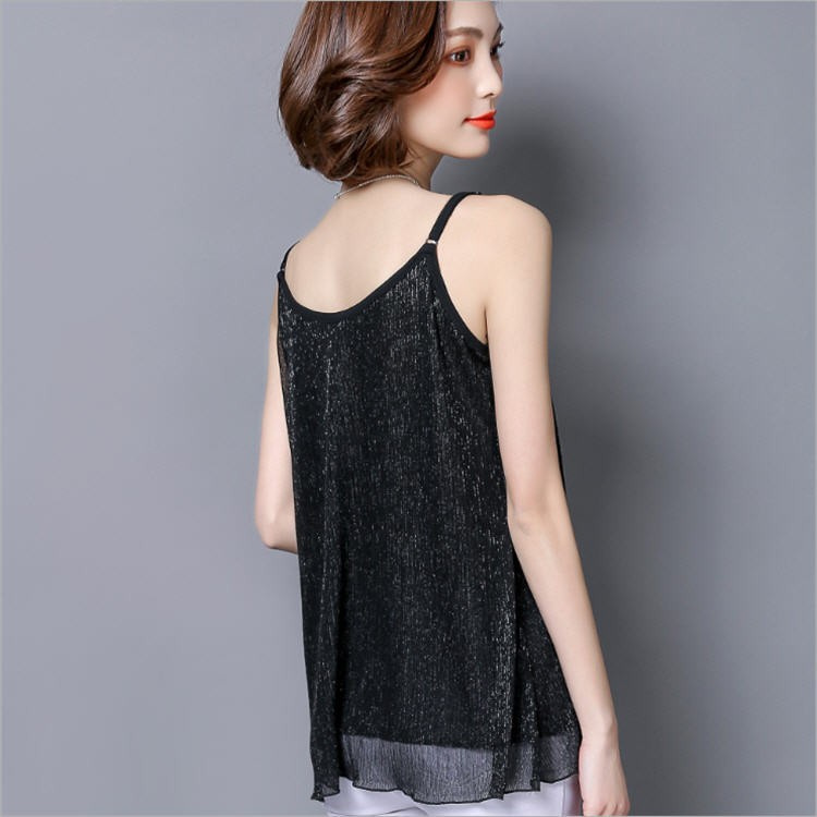 AD01850 - Áo hai dây pha ren nữ - 200k