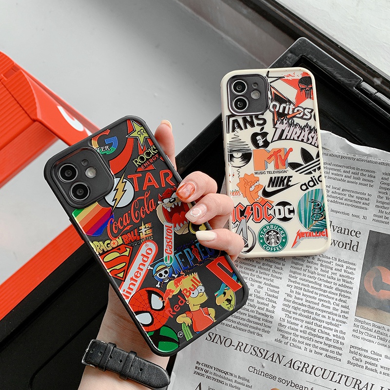 Ốp Điện Thoại Chống Va Đập Cho iPhone 13 Pro Max 11 Pro Max 12 Pro Max 7 8 Plus X XS Xmax XR 12