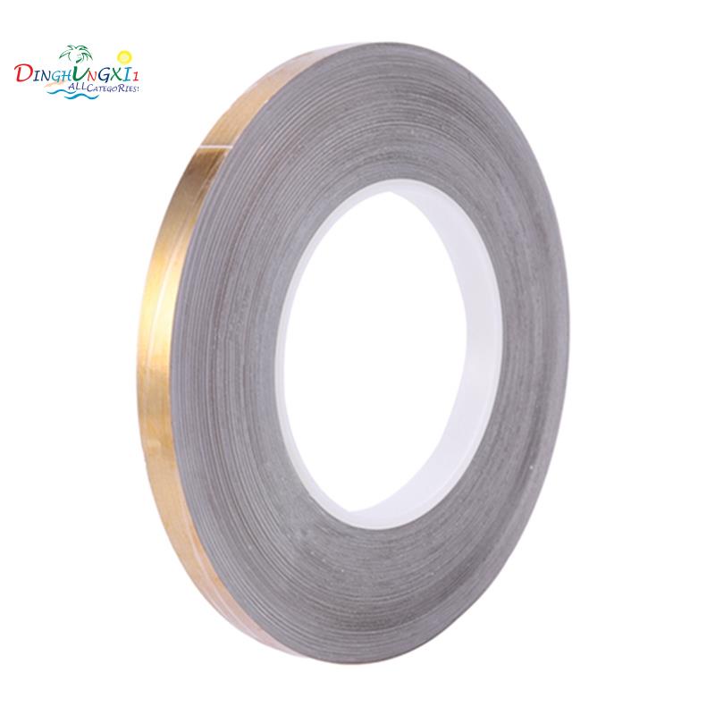 Cuộn 50m giấy dán tường chống thấm nước màu vàng