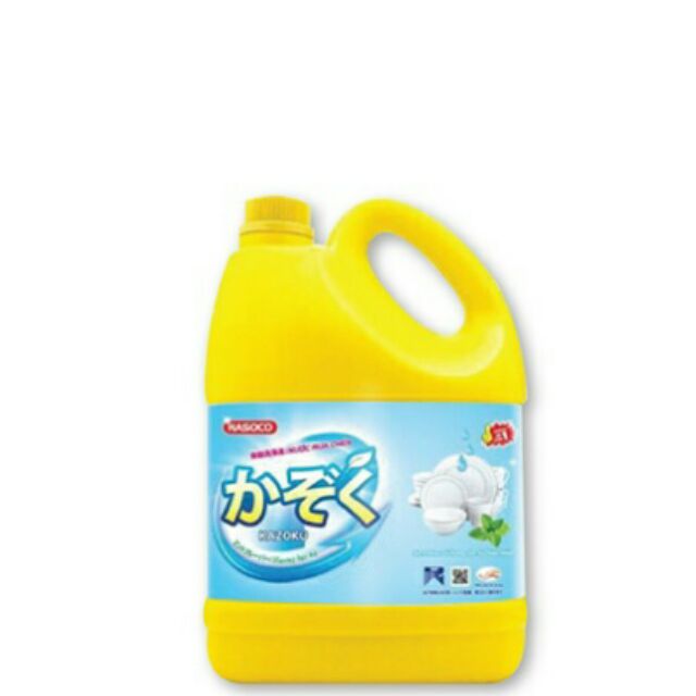 Nước rửa bát hasoco kazoku hương chanh can*4kg