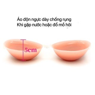 Áo miếng dán độn ngực silicon da người độn 5cm tặng dây áo trong  siêu nâng loại 1 