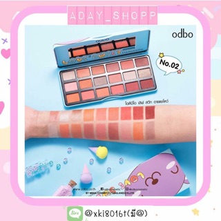 😉Phấn Mắt Odbo 18 màu 🎀