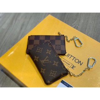 Ví bóp mini đựng tiền có móc khoá - Ví móc chìa khoá L.V hàng đẹp