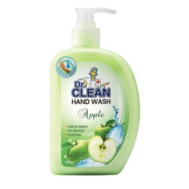 (TẶNG KHĂN ƯỚT 20 TỜ) Sữa rửa tay Dr.Clean 5 Mùi 500g