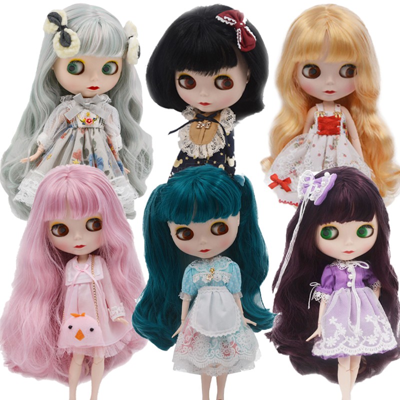 Búp bê Blythe, Búp bê BJD 1/6 Cơ thể khỏa thân tùy chỉnh với làn da trắng, Đồ chơi cho bé gái, Ưu đãi đặc biệt