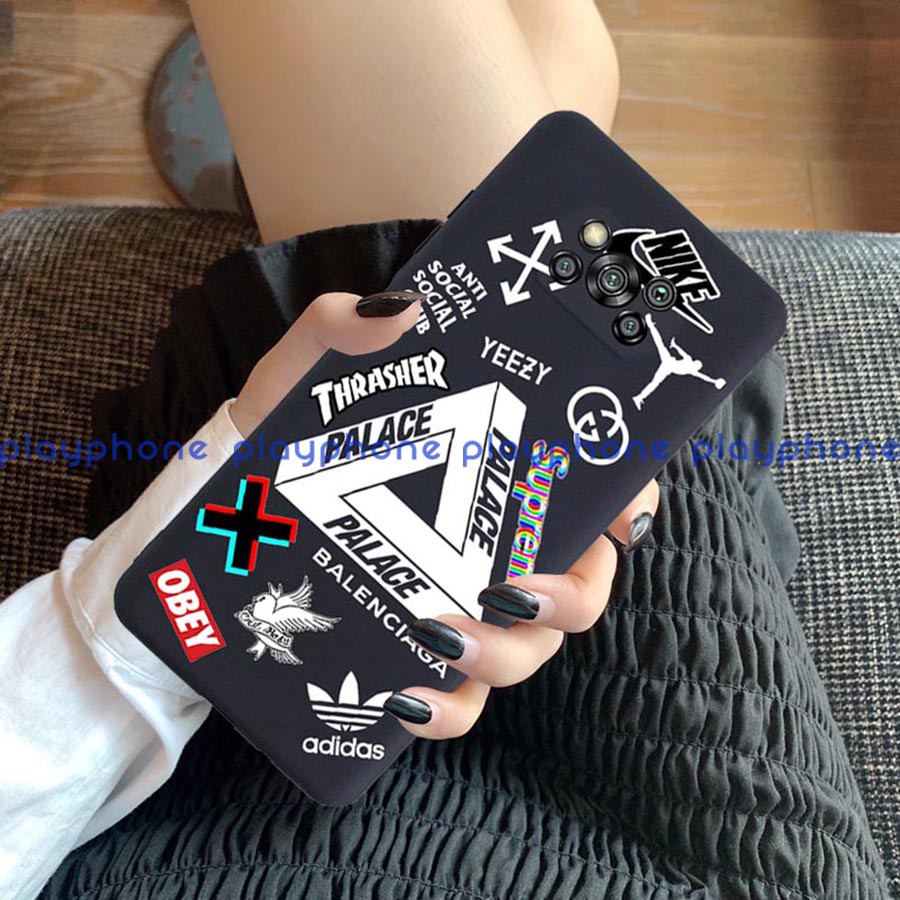 Ốp lưng NH Xiaomi Poco F3 X3 M3 X2 M2 Pro Pocophone F1 Redmi K40 K30 K20 K30i K30 Pro Ultra 4G 5G NFC Dẻo Đen Playphone
