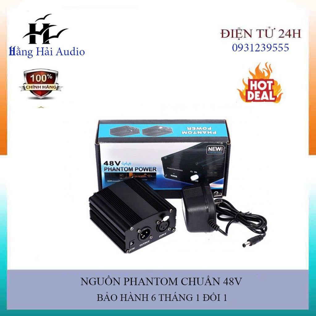 ⚡⚡⚡Combo Nguồn Phantom 48V Và Dây Dành Cho mic thu âm Livestream ( hàng nguồn ra chuẩn 48V )⚡⚡⚡