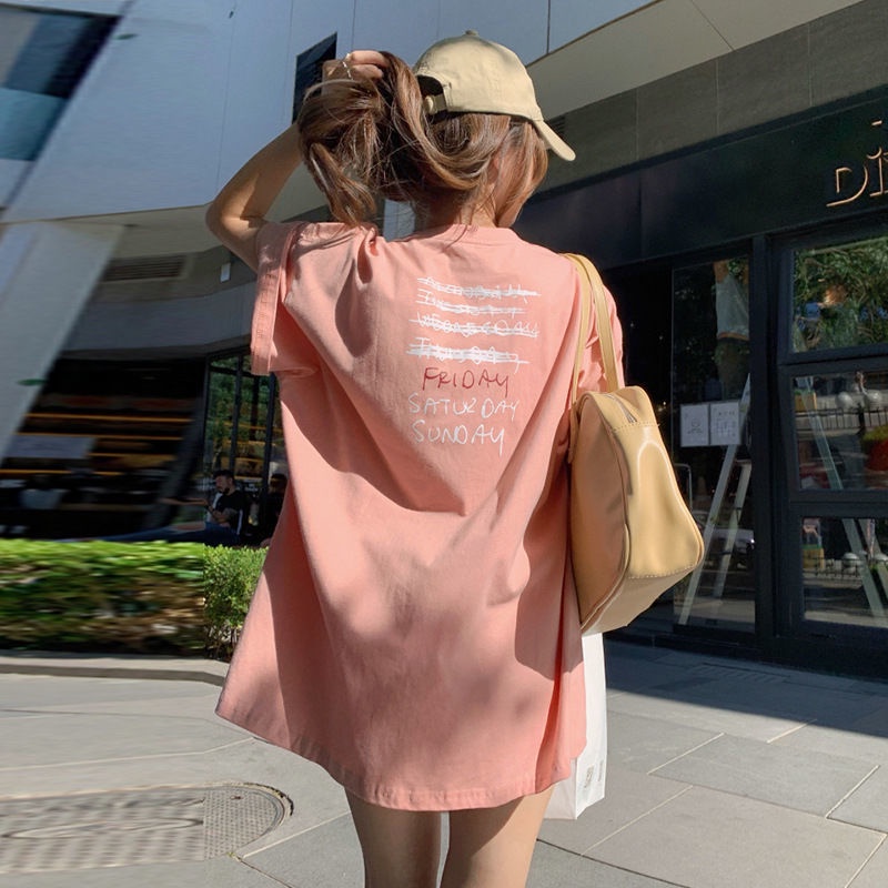 Áo Thun Ngắn Tay Dáng Rộng In Hình Mặt Cười Thời Trang Mùa Hè Mới Trẻ Trung Cho Nữ