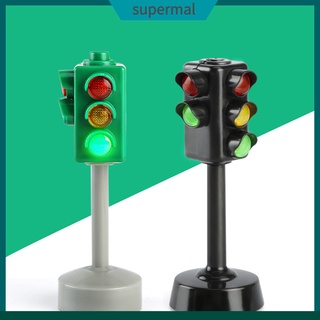 Đồ chơi mô phỏng đèn giao thông mini với đèn led và âm thanh dành cho bé