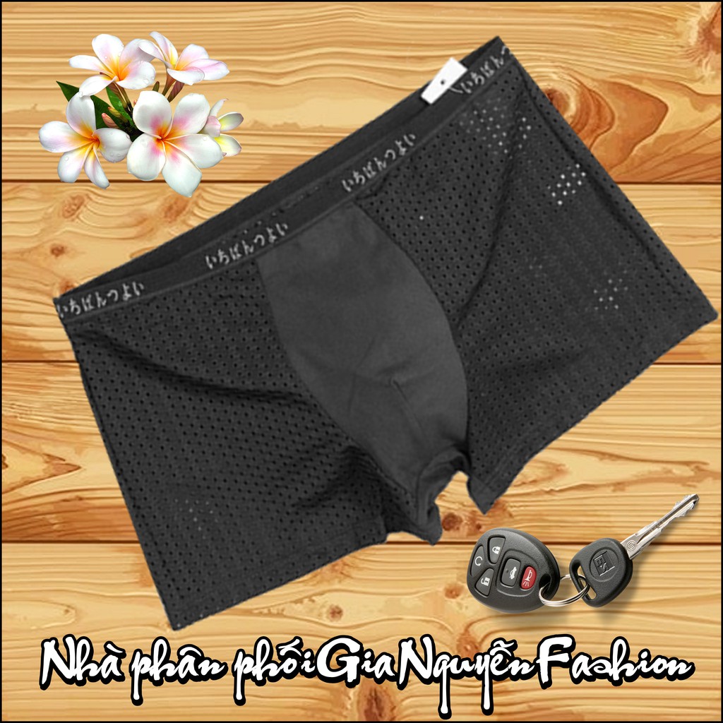 Combo 2 chiếc quần boxer Nhật Thun lạnh Thông hơi (có size lớn)