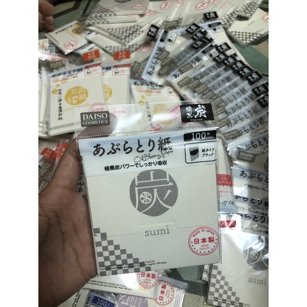 Giấy thấm dầu Daiso nhật bản kèm bill