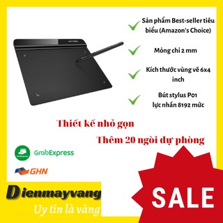 〖vùng vẽ 6x4 inch〗bảng vẽ điện tử xp-pen star g640 - chính hãng - bút không sạc,lực nhấn mức - 20 ngòi dự phòng