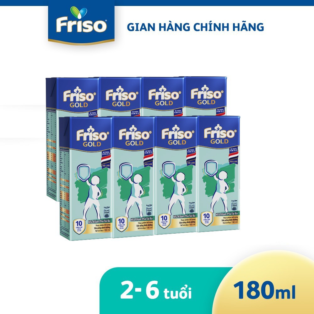 [MKB Gift] 2 lốc 8 hộp sữa uống pha sẵn Friso (180mlx8)