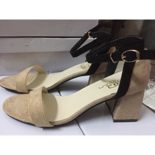 Dép sandal nữ đế vuông quai ngang 5p