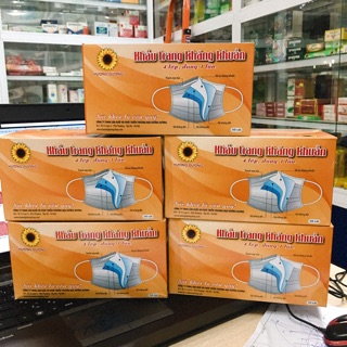 Freeship 50k_hộp 50c khẩu trang y tế,khẩu trang dùng 1 lần,khẩu trang giấy