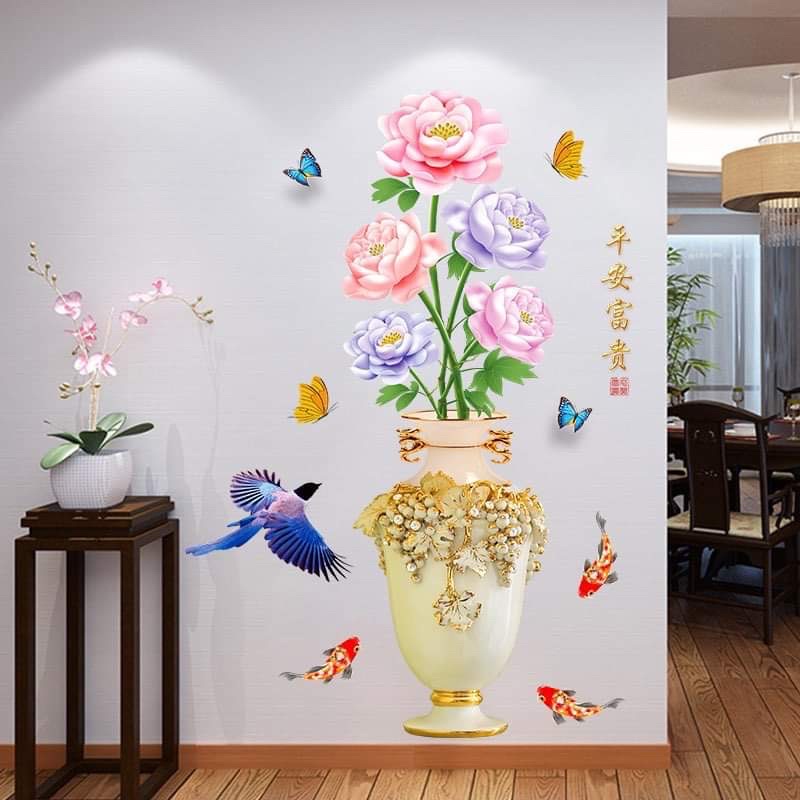 Decal dán tường Phòng Khách  sang trọng