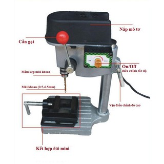 Máy khoan bàn mini