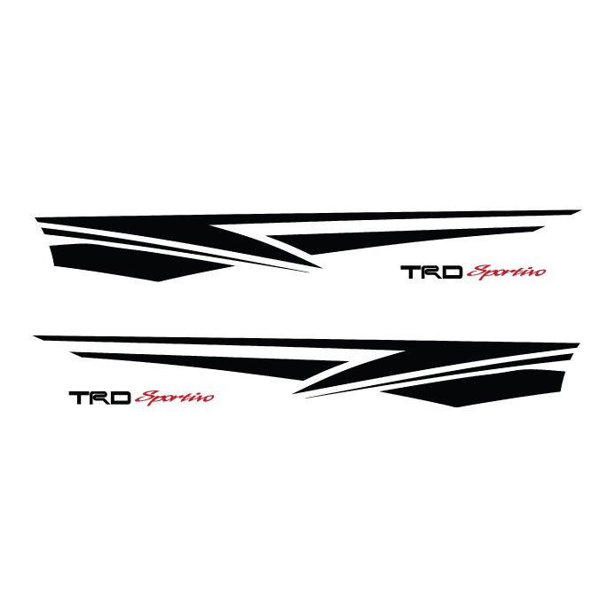 Tem xe ô tô, Decal trang trí ô tô, tem xe Santa, xe SUV, sedan phong cách thể thao dán được mọi dòng xe