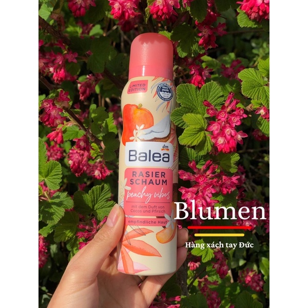 Bọt, Gel Balea cạo lông hỗ trợ dưỡng ẩm