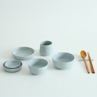 Bộ đồ ăn ở cữ Mono 7P - Erato - Hàng nhập khẩu Hàn Quốc ( bát, bát đĩa đẹp, Bộ bát đĩa Hàn Quốc)